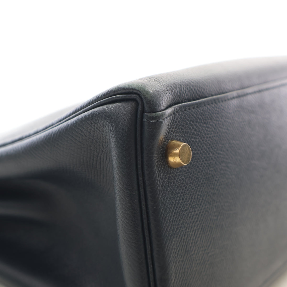 Hermes Vintage Bleu Marine Courchevel Kelly 32, photo 9 of 23