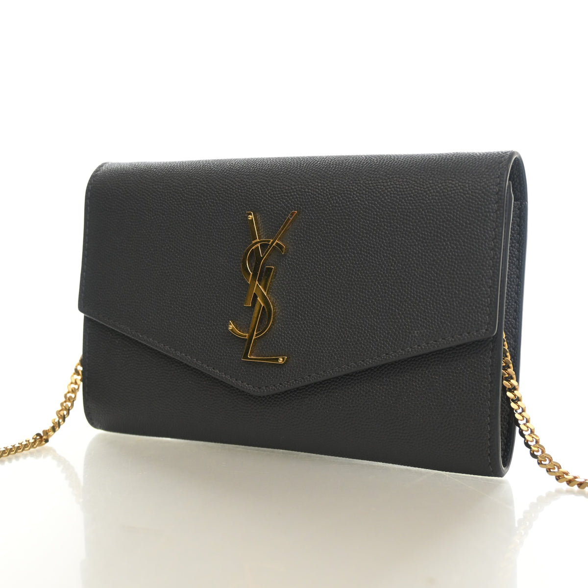 Saint Laurent Calfskin Uptown Chain Pouch, photo 3 of 12
