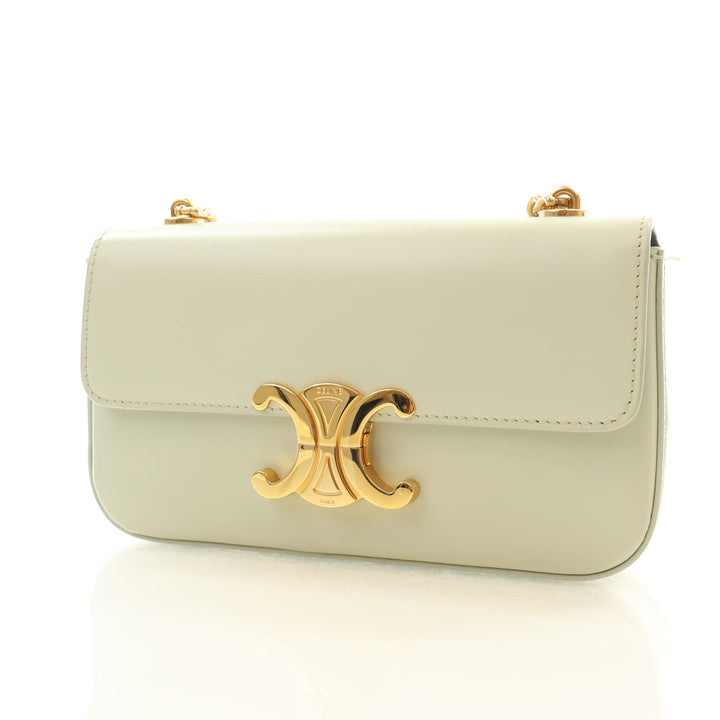 Celine Calfskin Triomphe Flap Bag