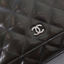 Chanel Striated Patent Clas...
