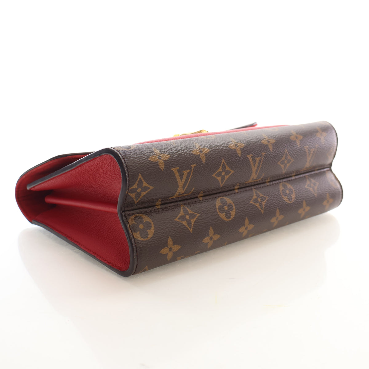 Pre-Owned Louis Vuitton Coated Canvas Monogram Victoire Handbag, side profile