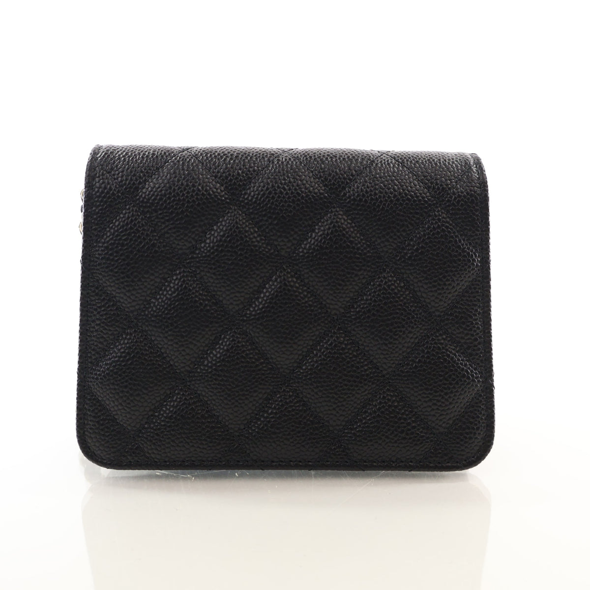 Chanel Mini Caviar Ribbon Chain Cardholder Crossbody, photo 11 of 16