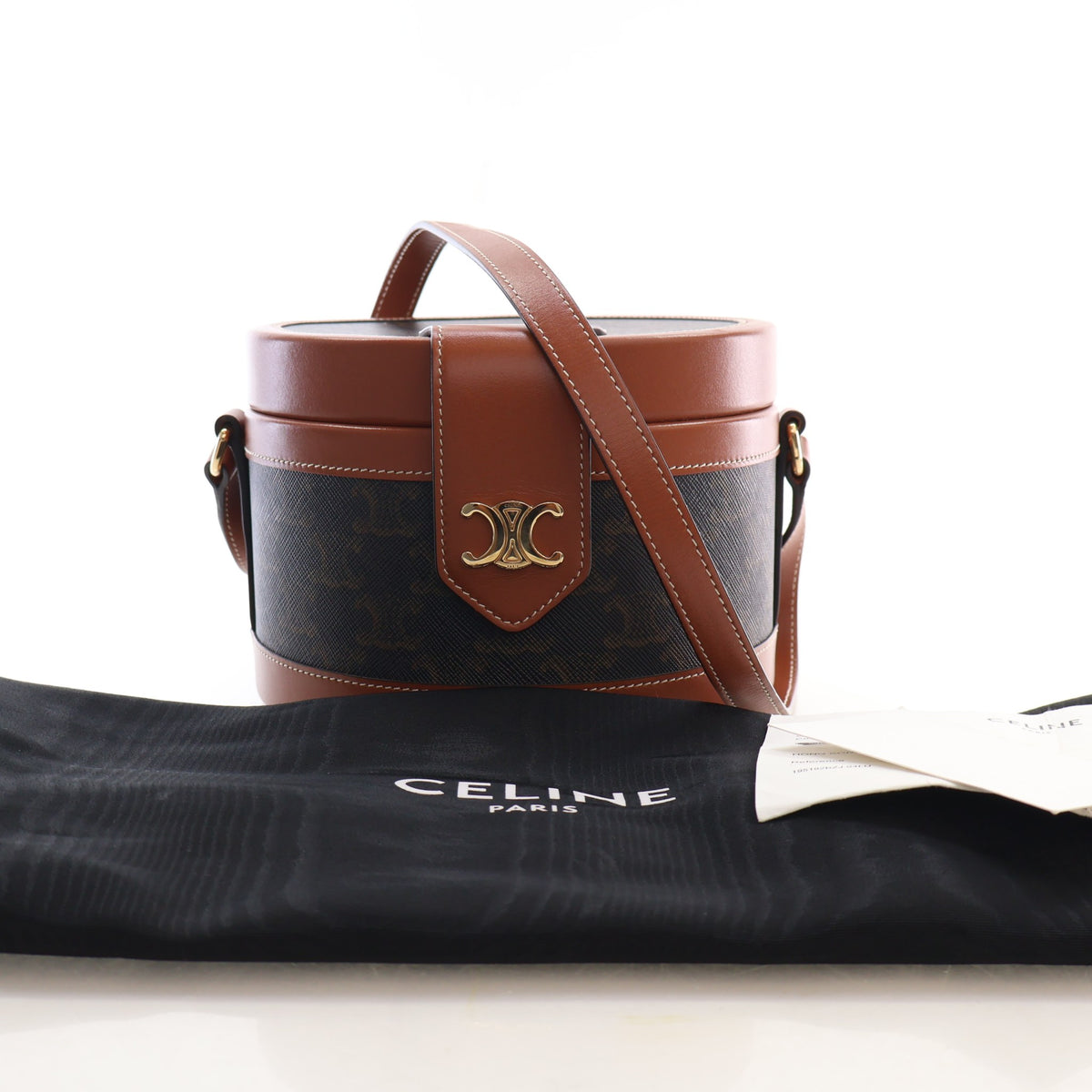 Celine Medium Canvas Triomphe Tambour, photo 17 of 17