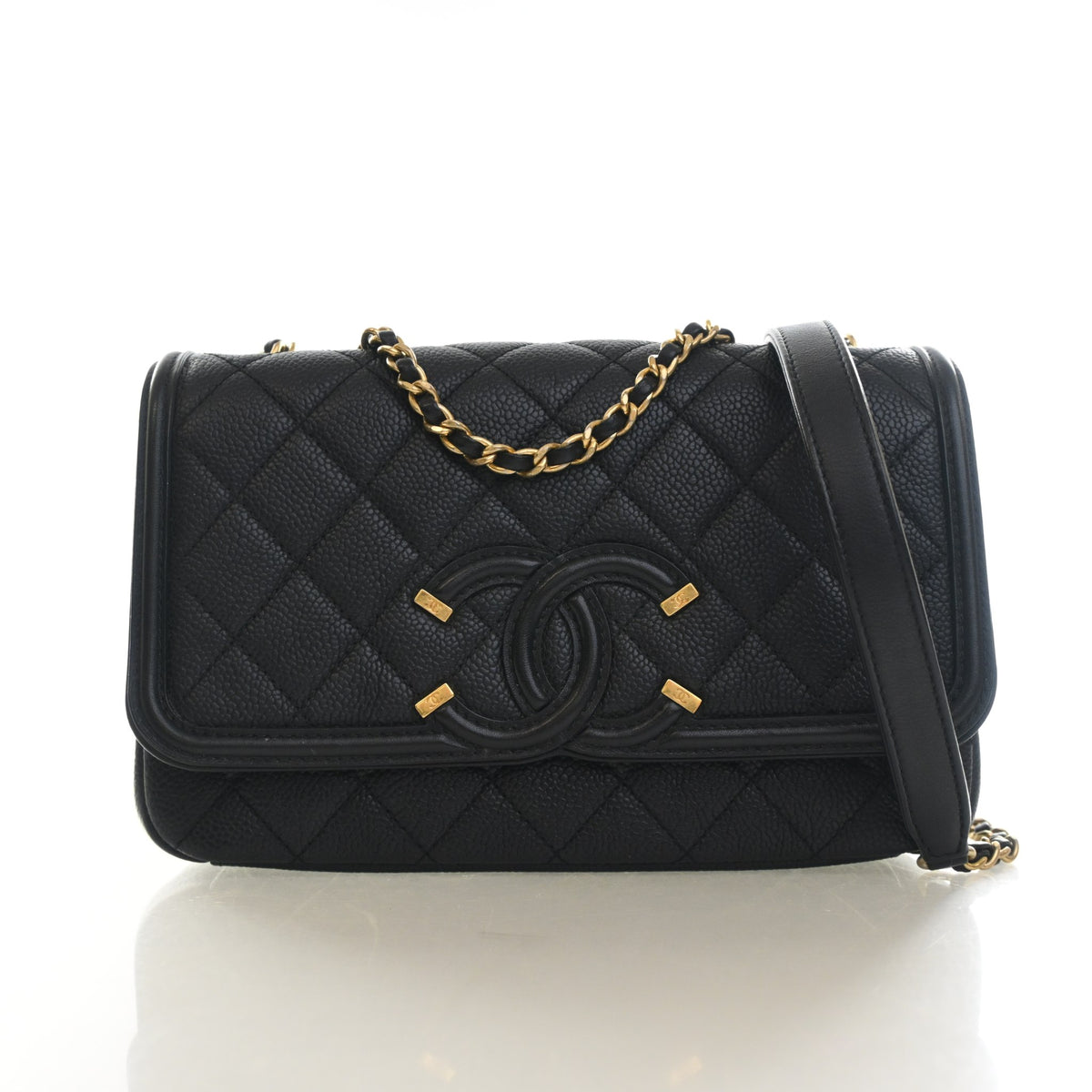 Chanel Small Caviar Filigree Flap Bag, photo 1 of 14