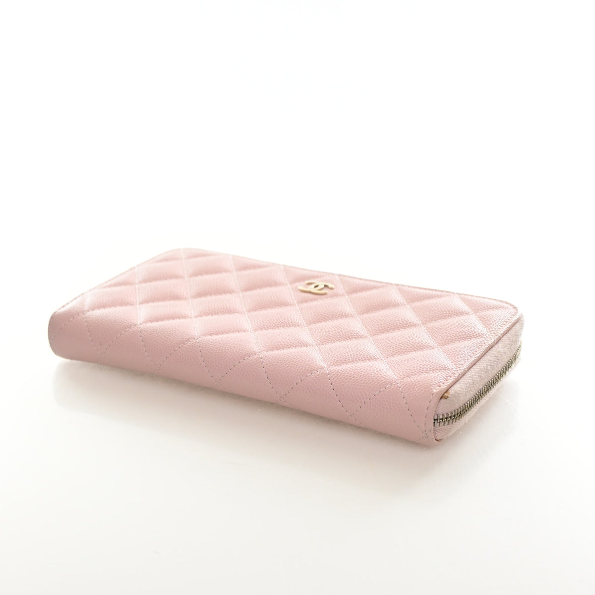 Pre-Owned Chanel Wallet Caviar Leather Long Zippy, front view, photo 7 of 16