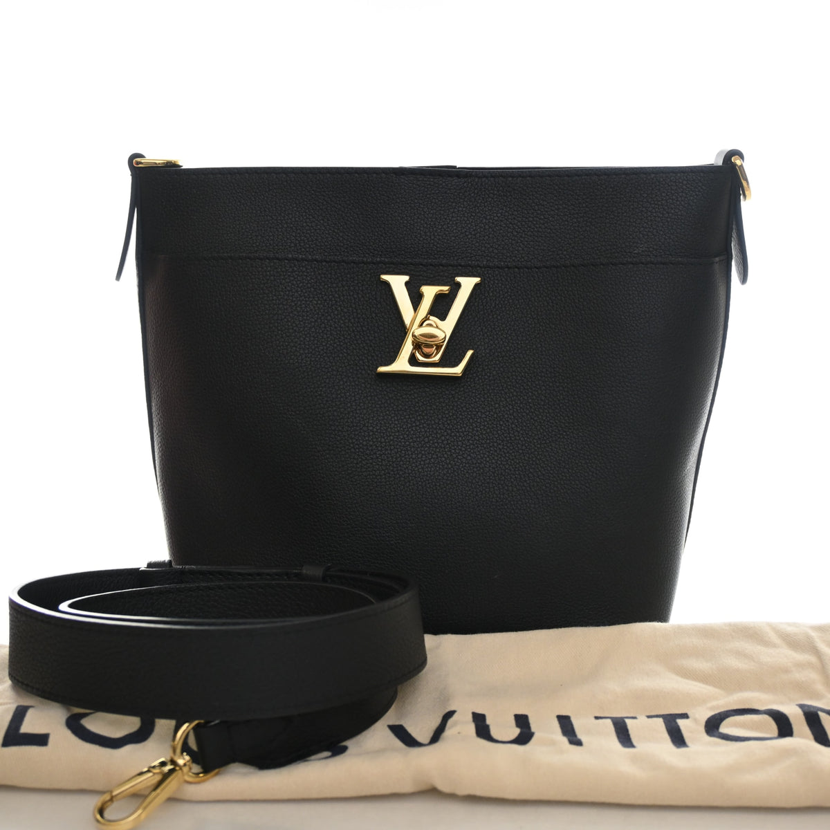 Louis Vuitton Calfskin Lock And Walk Bucket Bag, photo 13 of 13