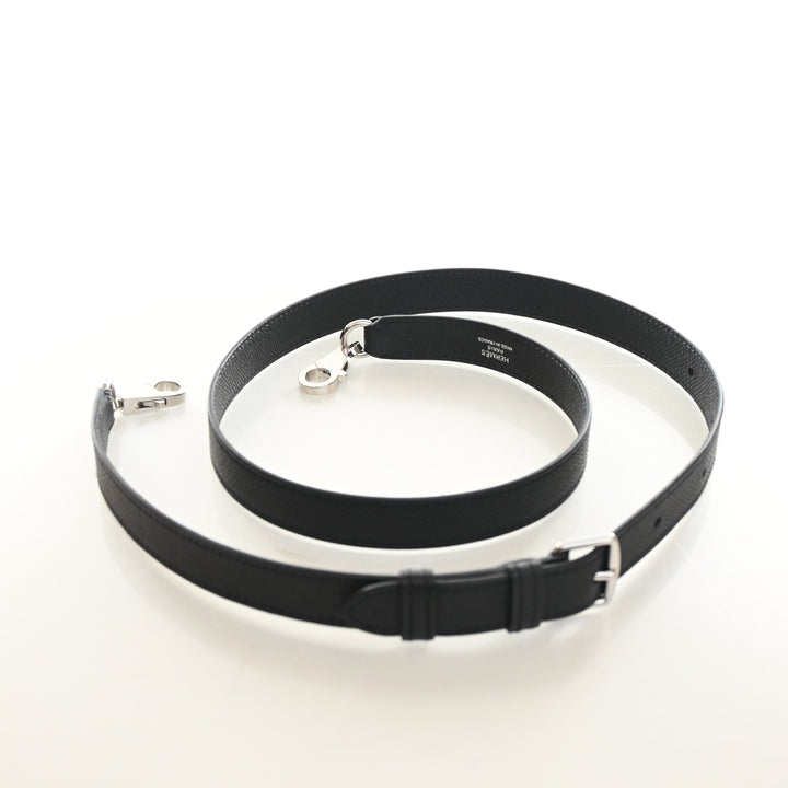 Hermes Black Epsom A-Strap Bag Strap