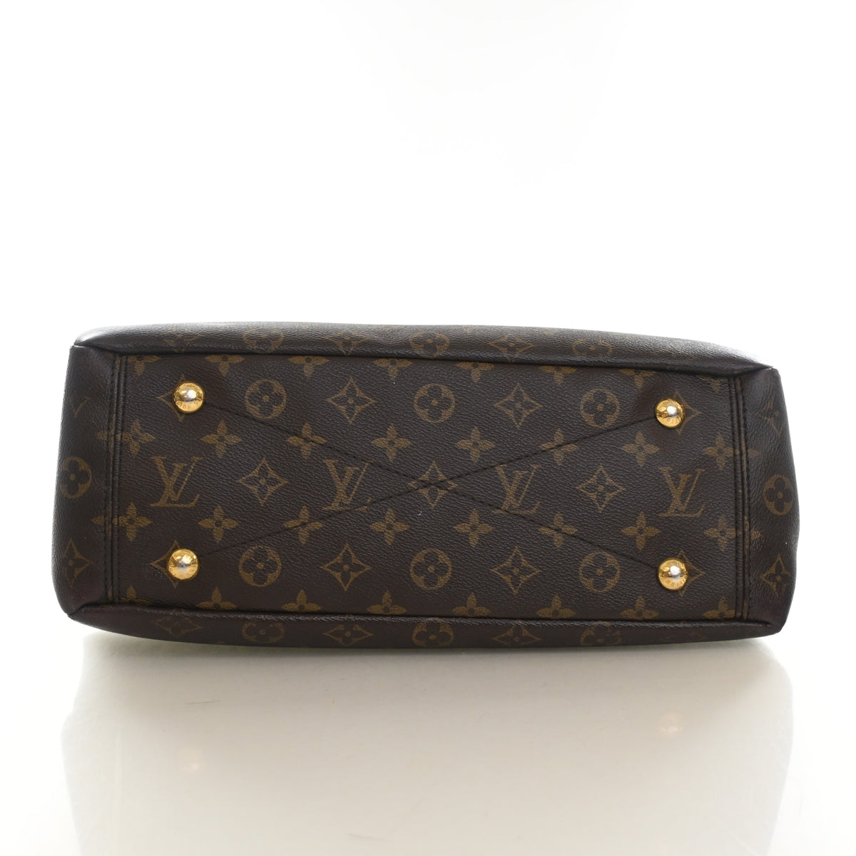 Pre-Owned Louis Vuitton MM Monogram Pallas, base and feet view, photo 7 of 23