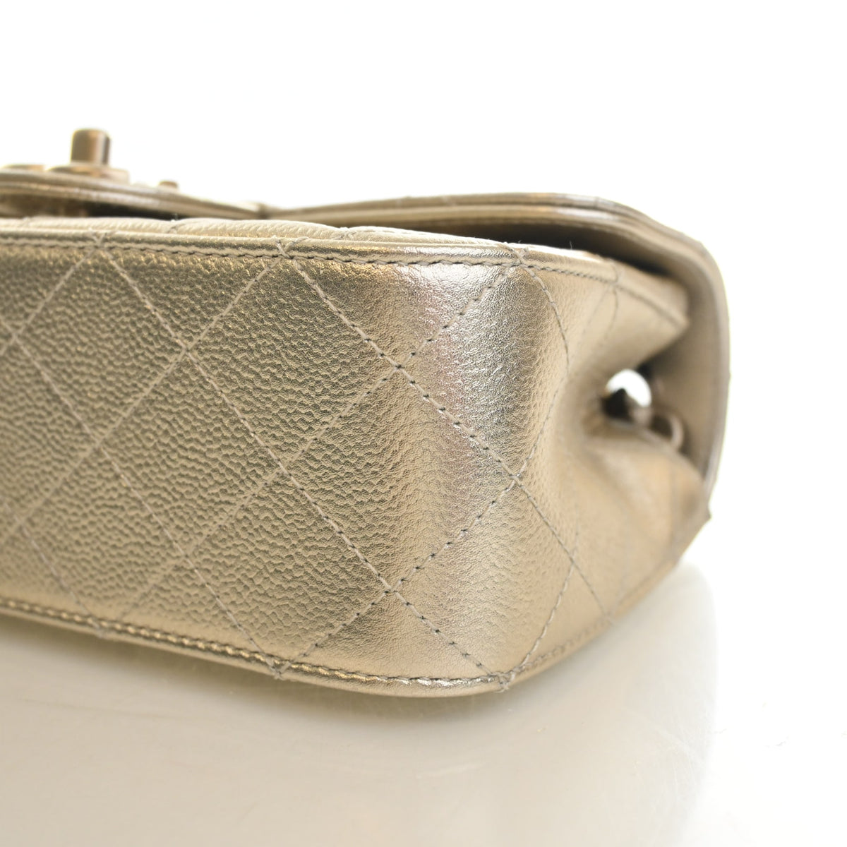 Chanel Mini Caviar Rectangular CC Slide Flap Bag, photo 8 of 15