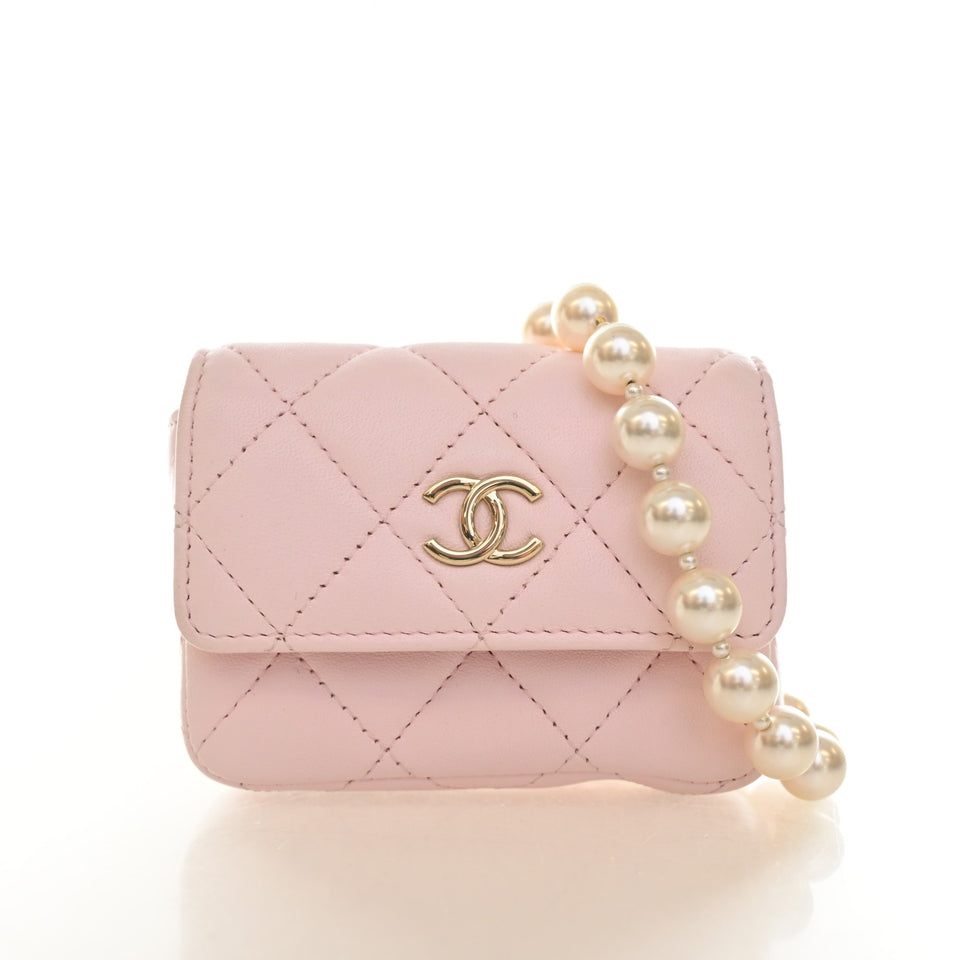 Chanel Lambskin Pearl Belt Bag