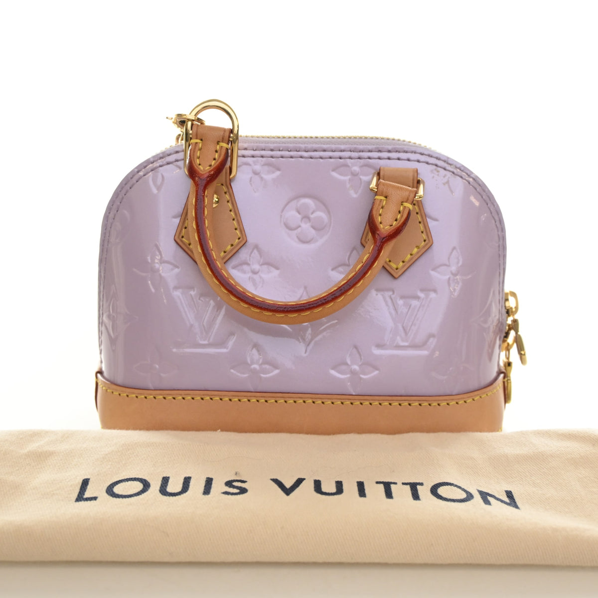 Pre-Owned Louis Vuitton Alma Nano Monogram Vernis, front view, photo 15 of 15