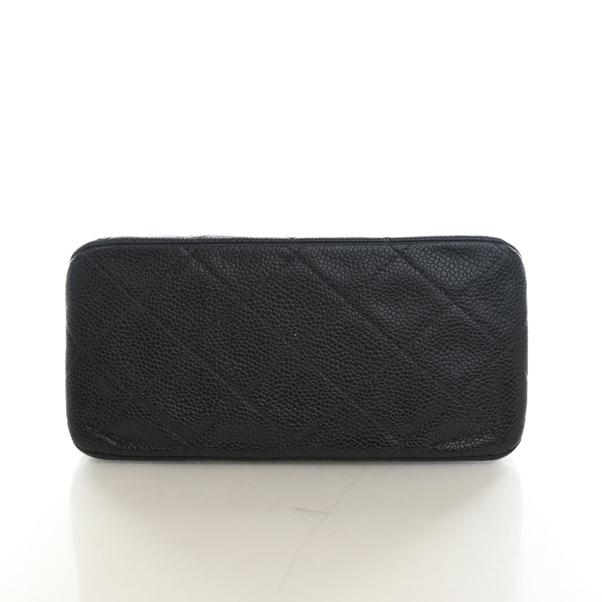 Vintage Chanel Tote Bag Caviar Leather Bucket, base and feet view, photo 9 of 13