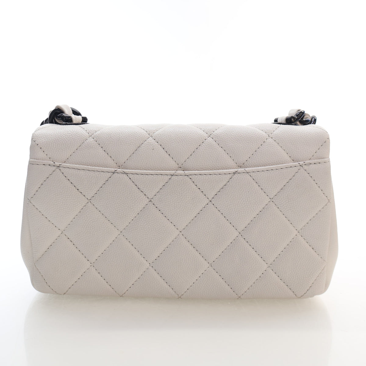 Pre-Owned Chanel Flap Bag Mini Caviar Leather My Everything, back view, photo 12 of 19