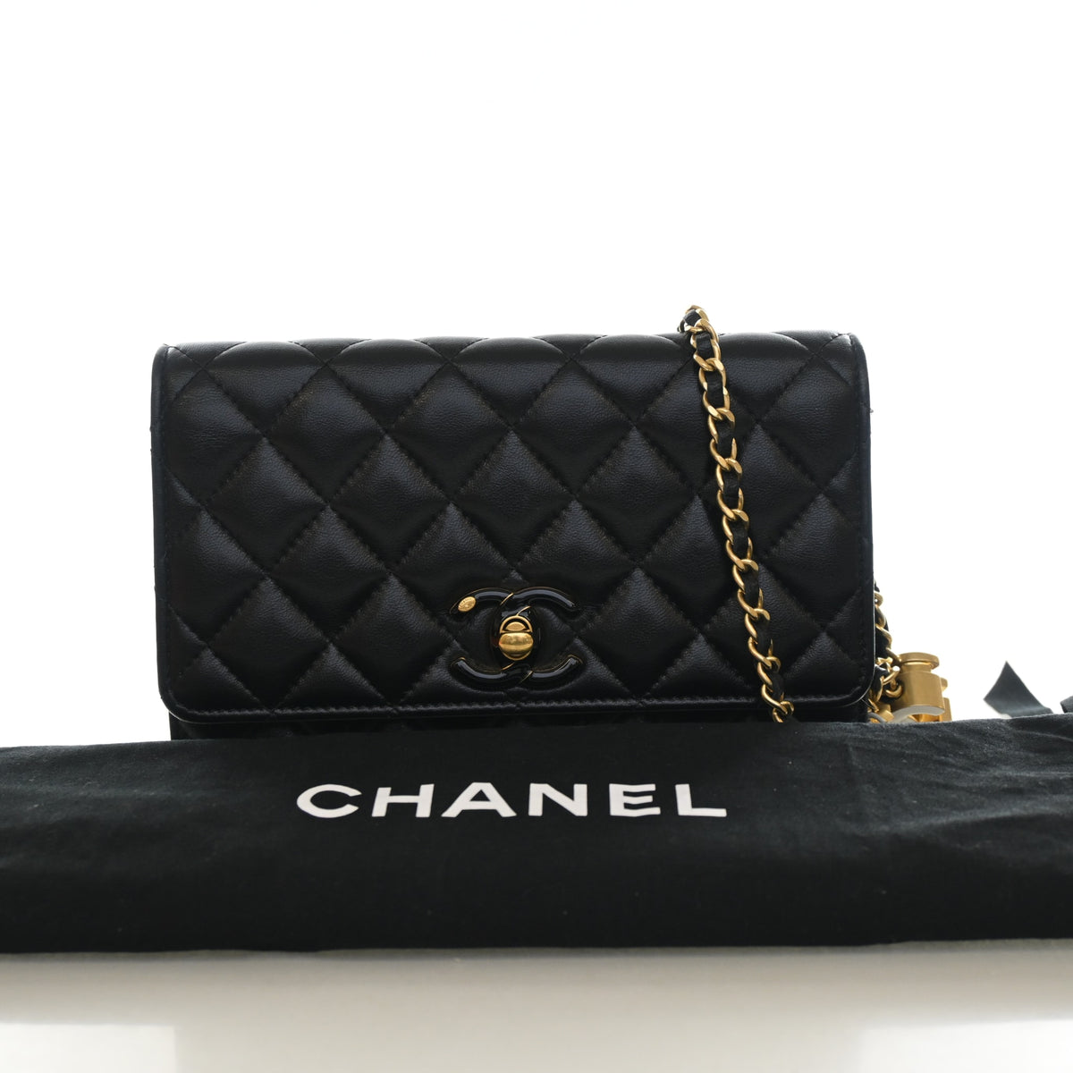 Chanel Lambskin CC Pearl Crush Wallet On Chain (WOC), photo 16 of 16