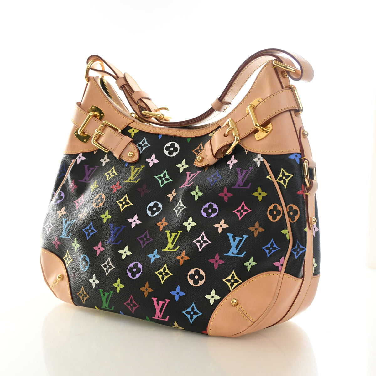 Louis Vuitton x Takashi Murakami Multicolor Monogram Greta, photo 3 of 16