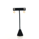 Chanel Pearl CC Drop Earrings