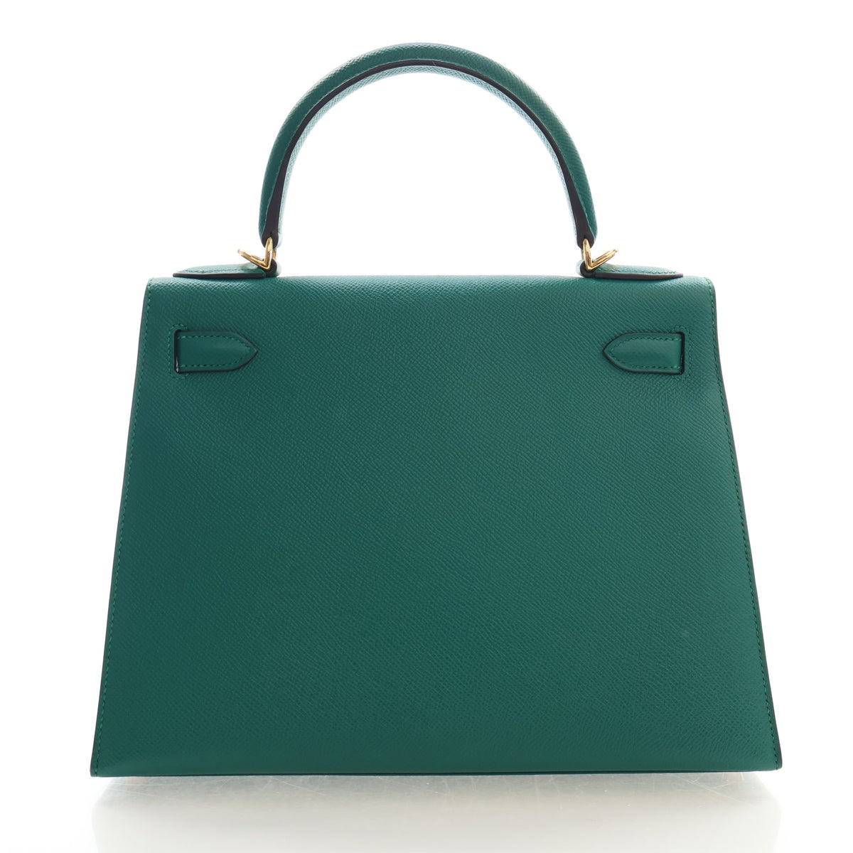 Pre-Owned Hermès Kelly 28 Malachite Epsom Leather, front view, photo 13 of 19