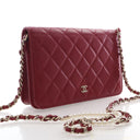 Chanel Lambskin Pearl Walle...