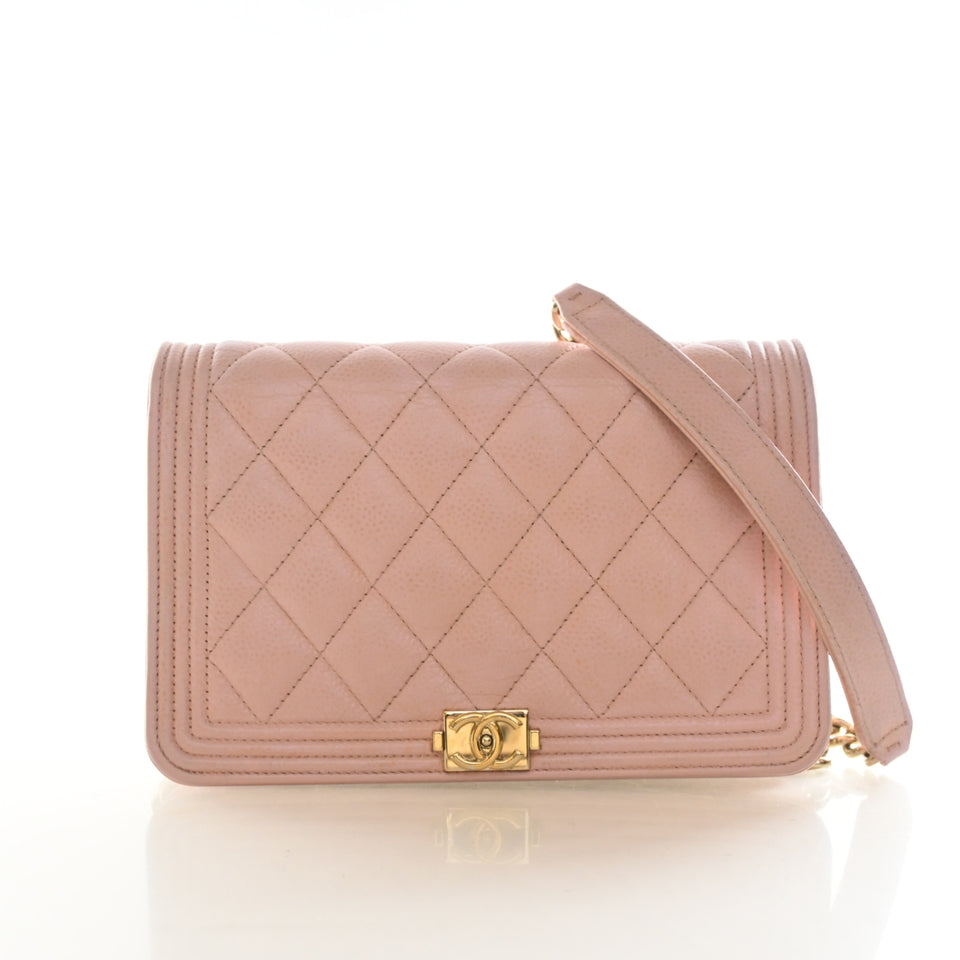 Chanel Caviar Boy Wallet On Chain (WOC)