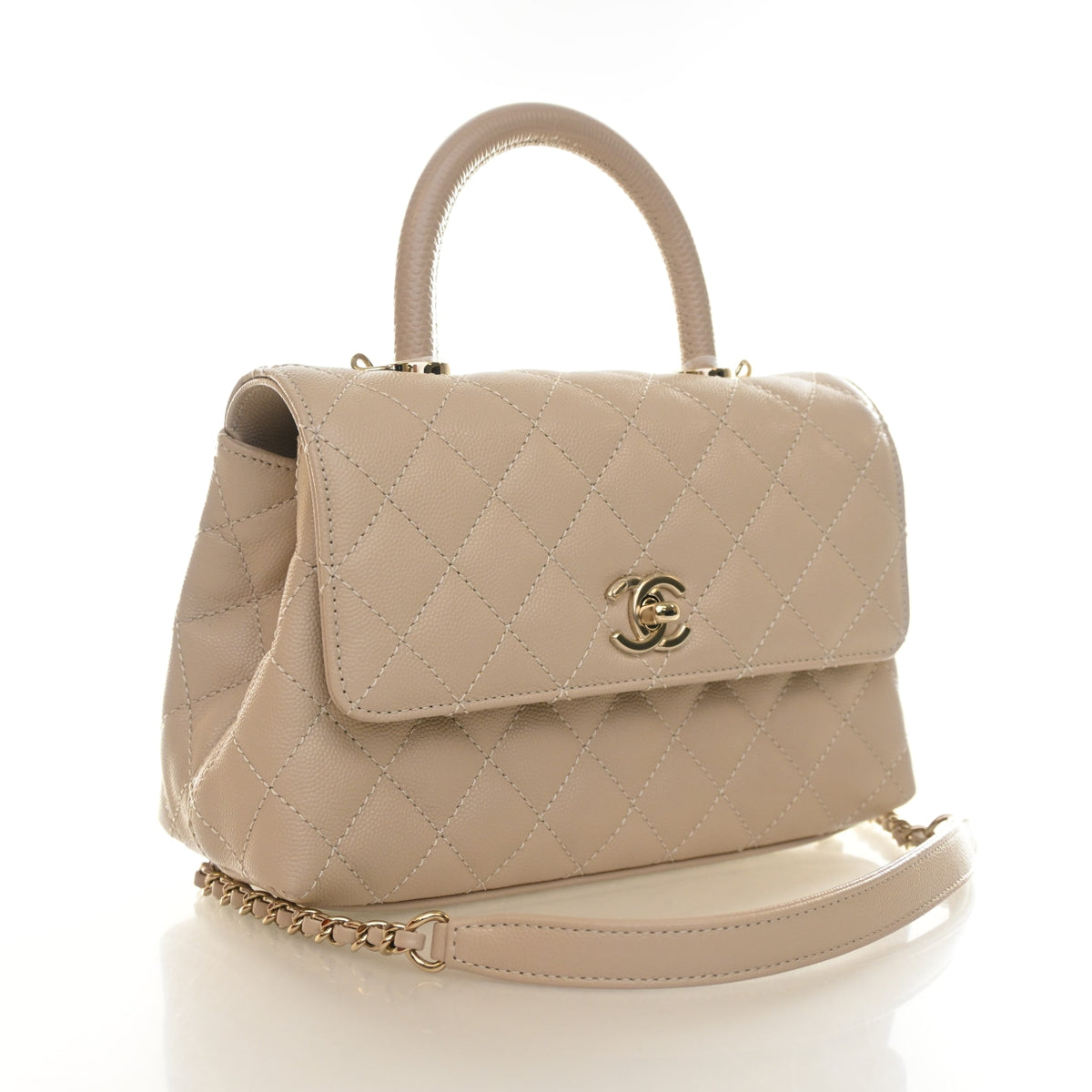 Chanel Small Caviar Coco Handle Bag, photo 2 of 16