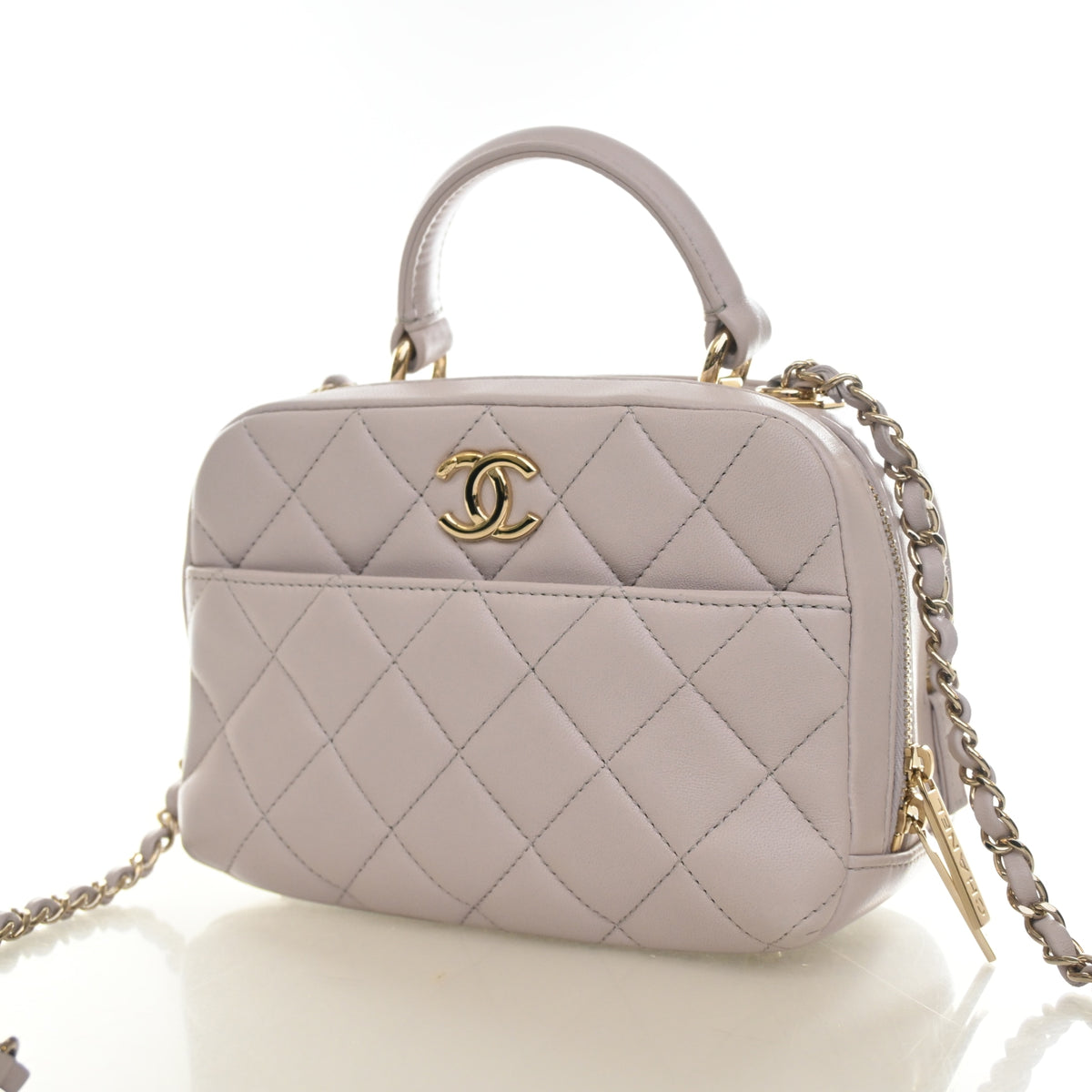 Chanel Lambskin Trendy CC Bowling Bag, photo 3 of 17