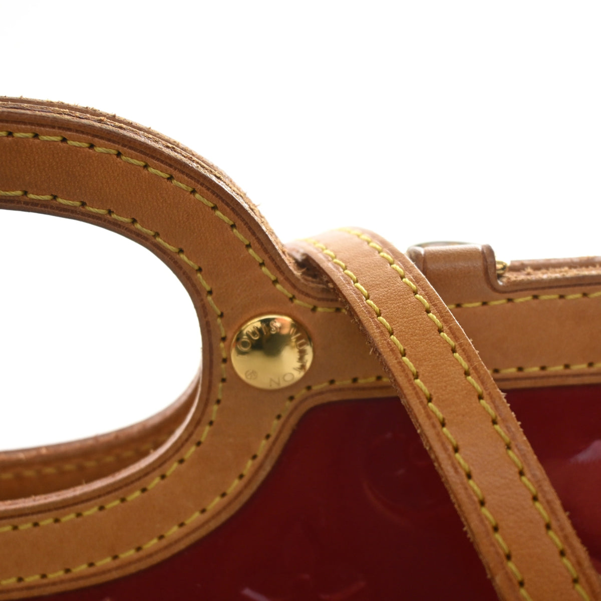 Pre-Owned Louis Vuitton Monogram Vernis Roxbury, gold hardware