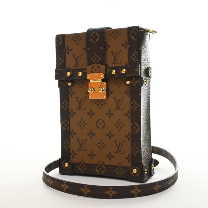 Louis Vuitton Reverse Monogram Trunk Vertical Shoulder Bag