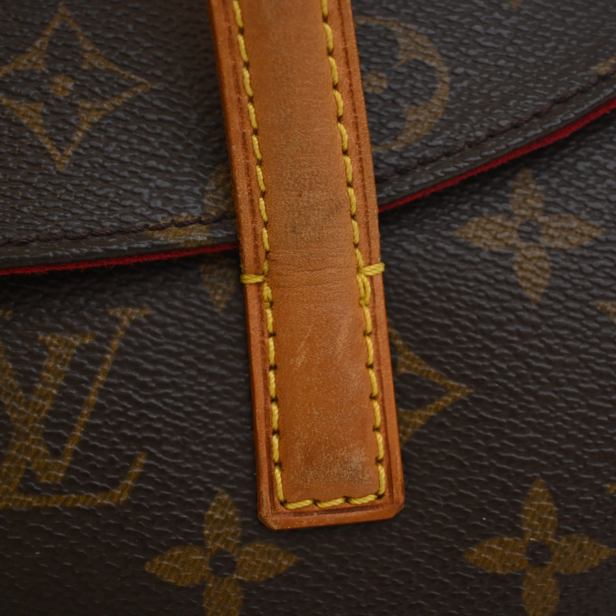 Vintage Louis Vuitton Monogram Sonatine, corner and edge detail, photo 16 of 19