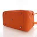 Hermes Orange H Clemence Li...