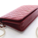 Chanel Lambskin Pearl Walle...