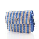 Chanel Raffia Flap Belt Bag...