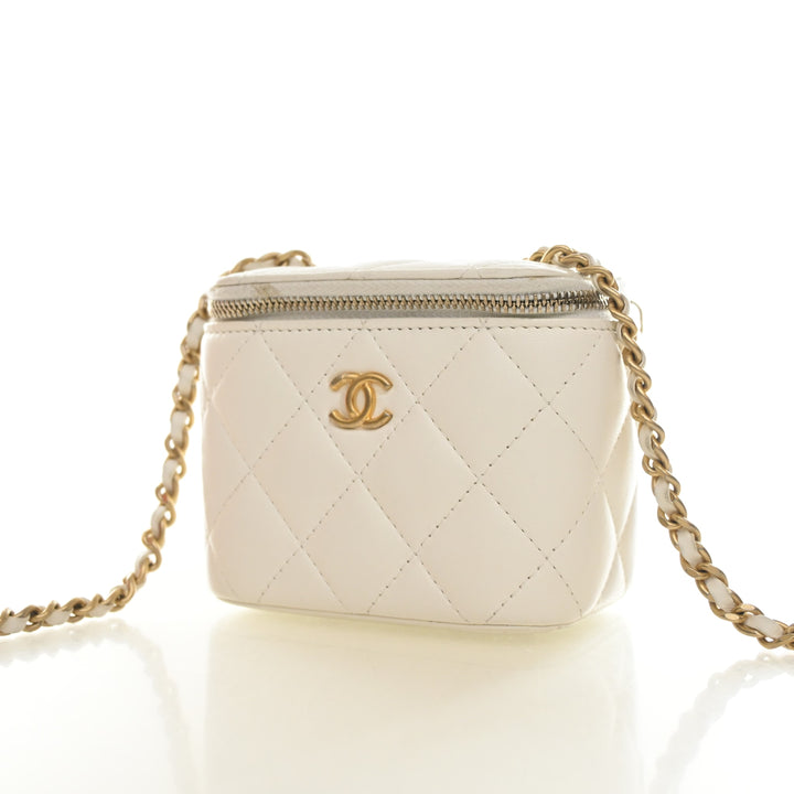 Chanel Mini Lambskin Pearl Crush Vanity