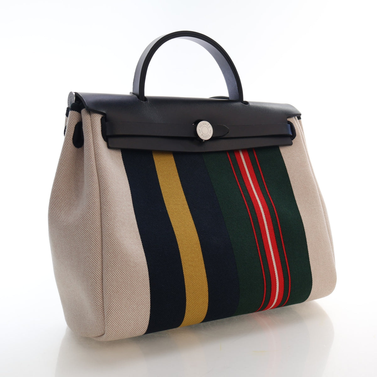 Hermes Canvas Rayures d'Equipage Herbag Zip 31, photo 2 of 19