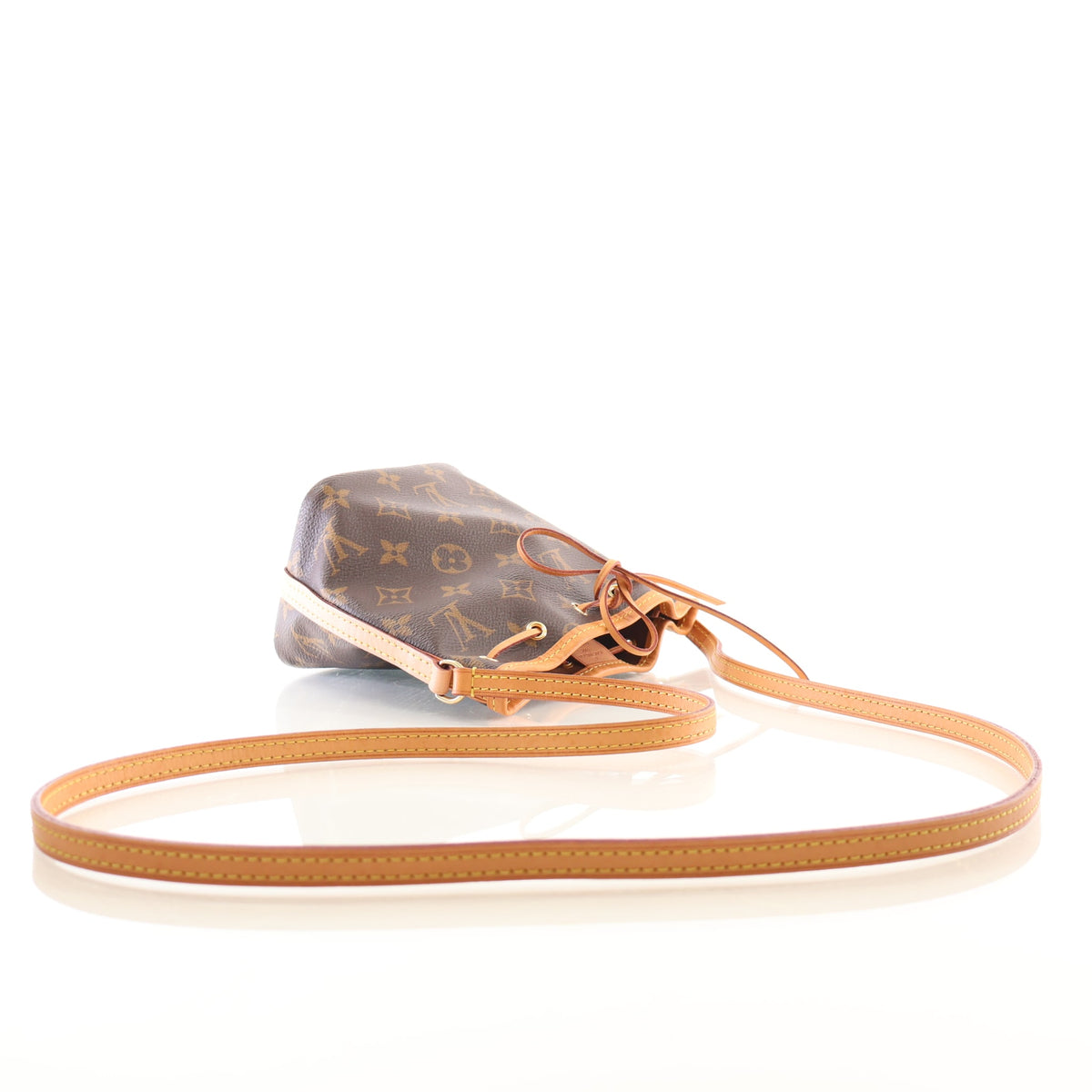 Pre-Owned Louis Vuitton Nano Monogram Noe, side view
