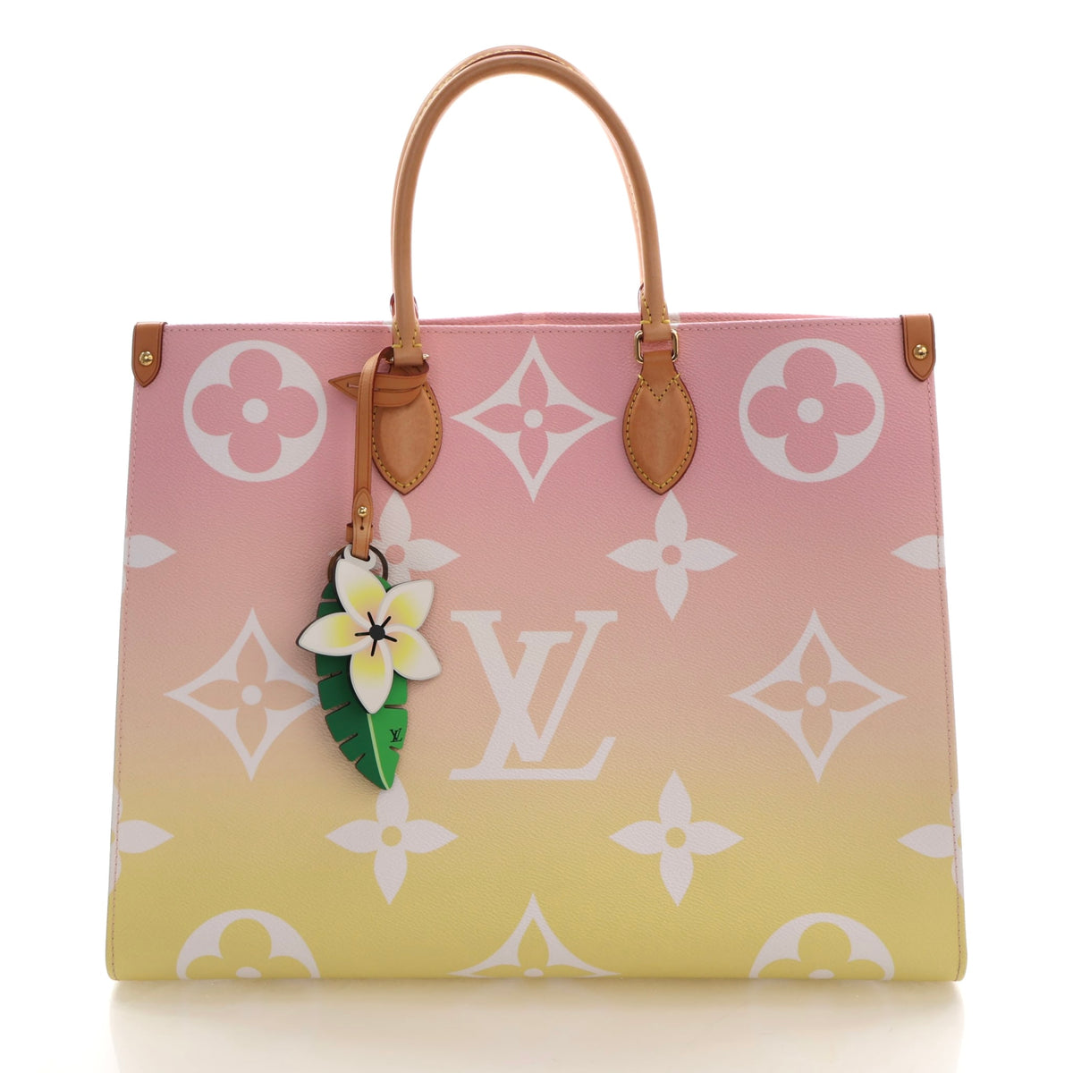 Pre-Owned Louis Vuitton Onthego GM Monogram Giant By The Pool, front view, authenticated at Luxe Du Jour