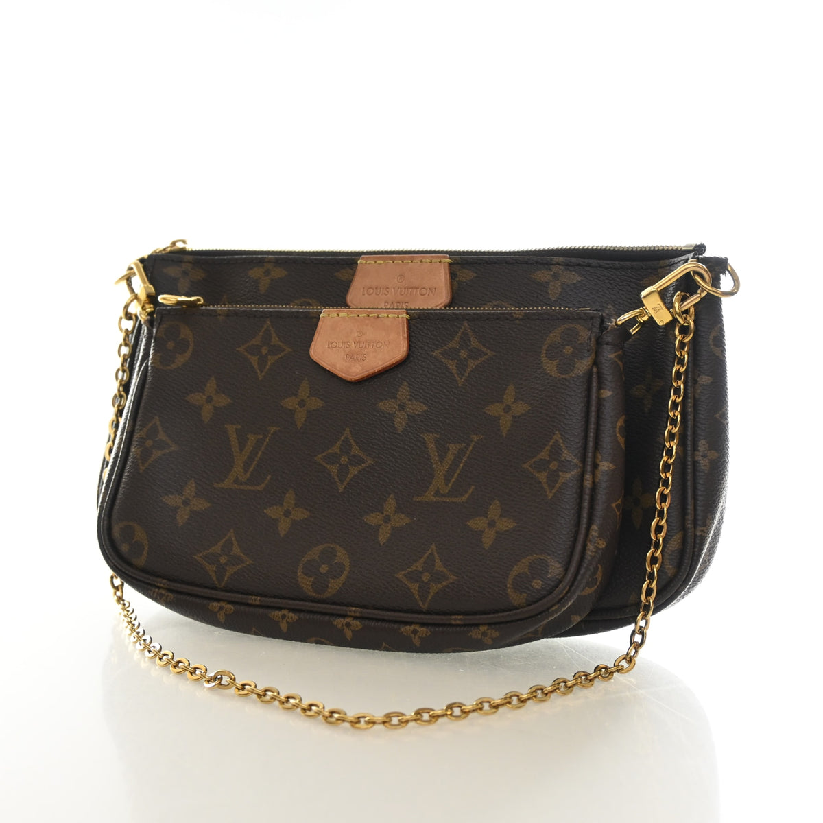 Pre-Owned Louis Vuitton Pochette Monogram Multi Accessoires, three-quarter view, photo 3 of 16