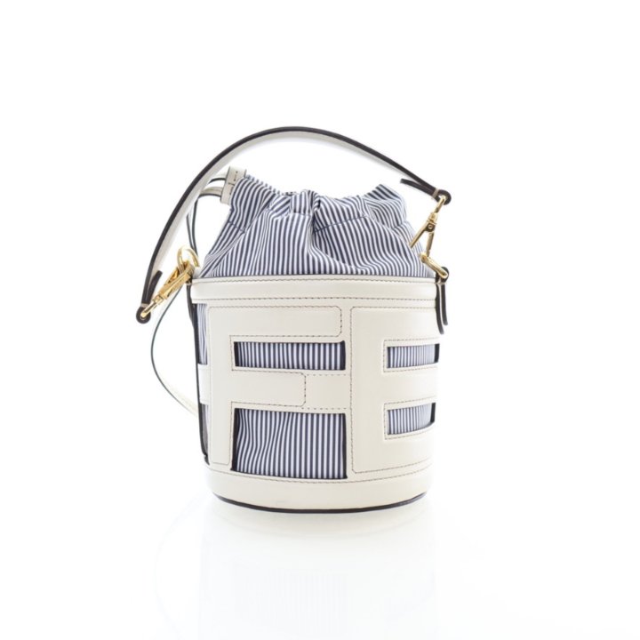 Fendi Step Out Leather Bucket Bag