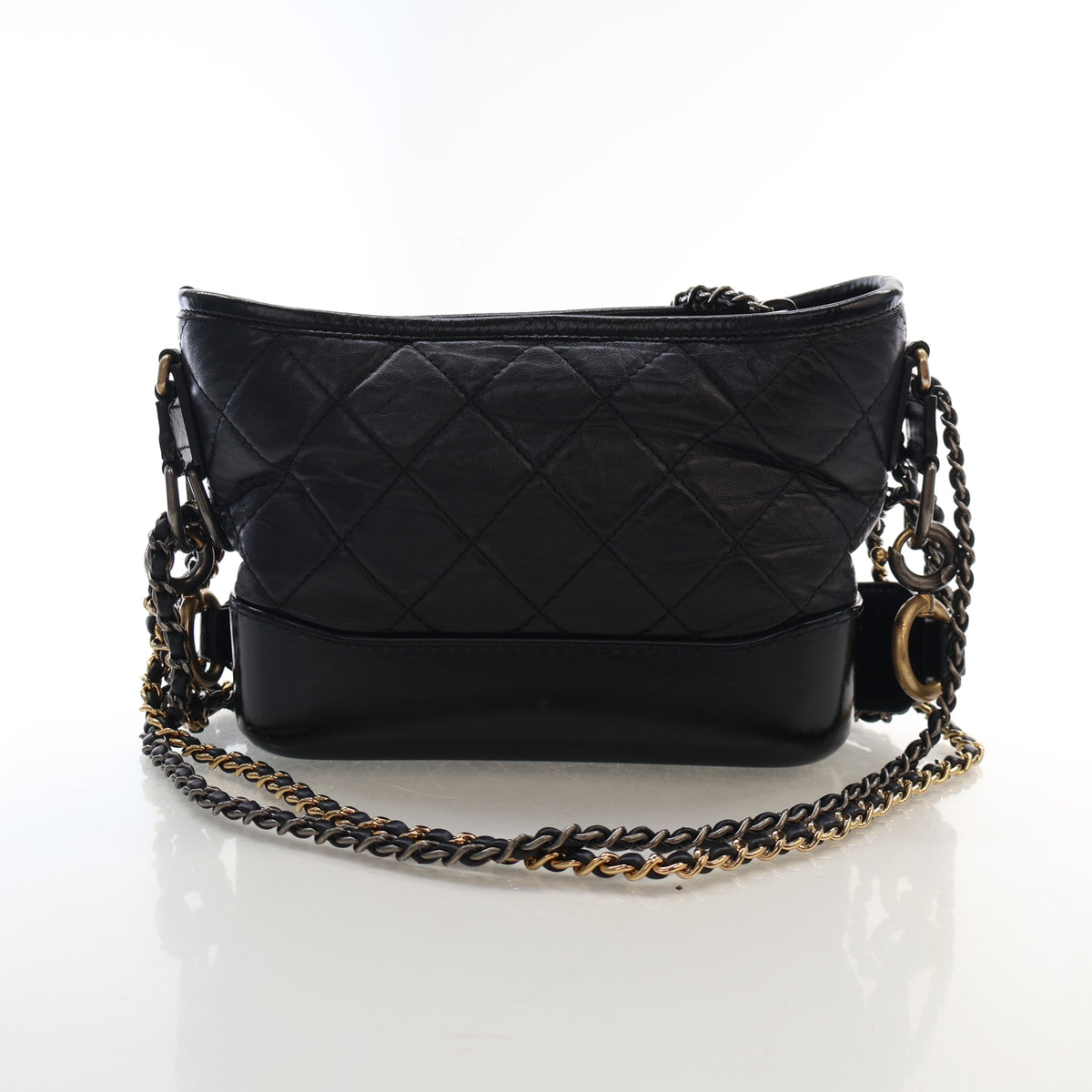 Pre-Owned Chanel Hobo Small Calfskin Gabrielle, front view, photo 13 of 22