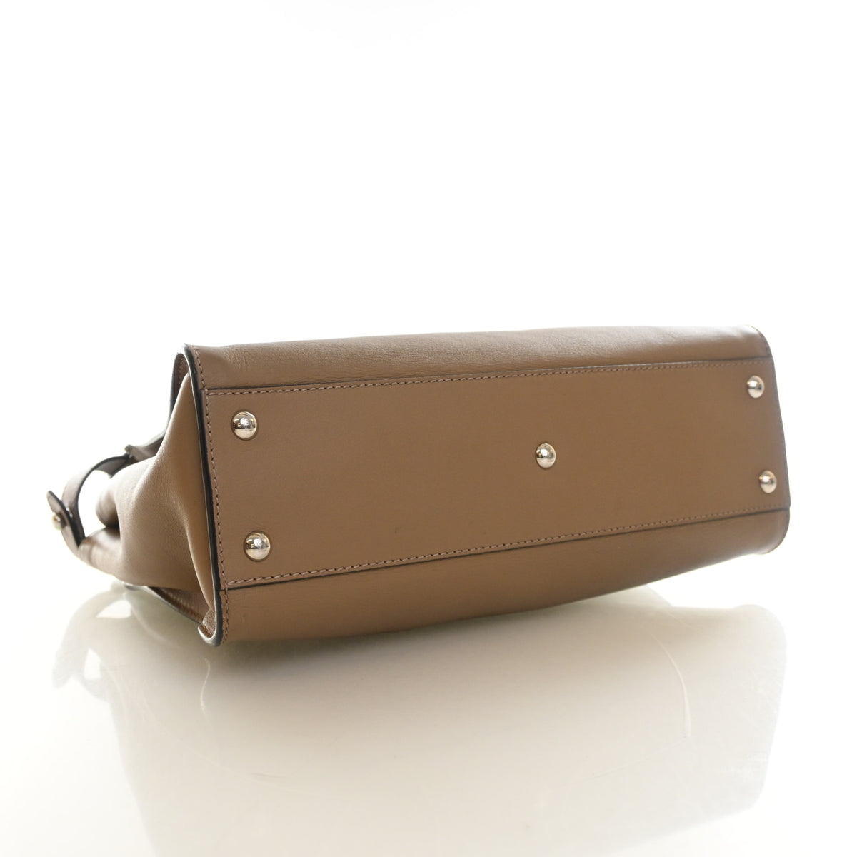 Pre-Owned Fendi Peekaboo Medium Calfskin, base and feet view