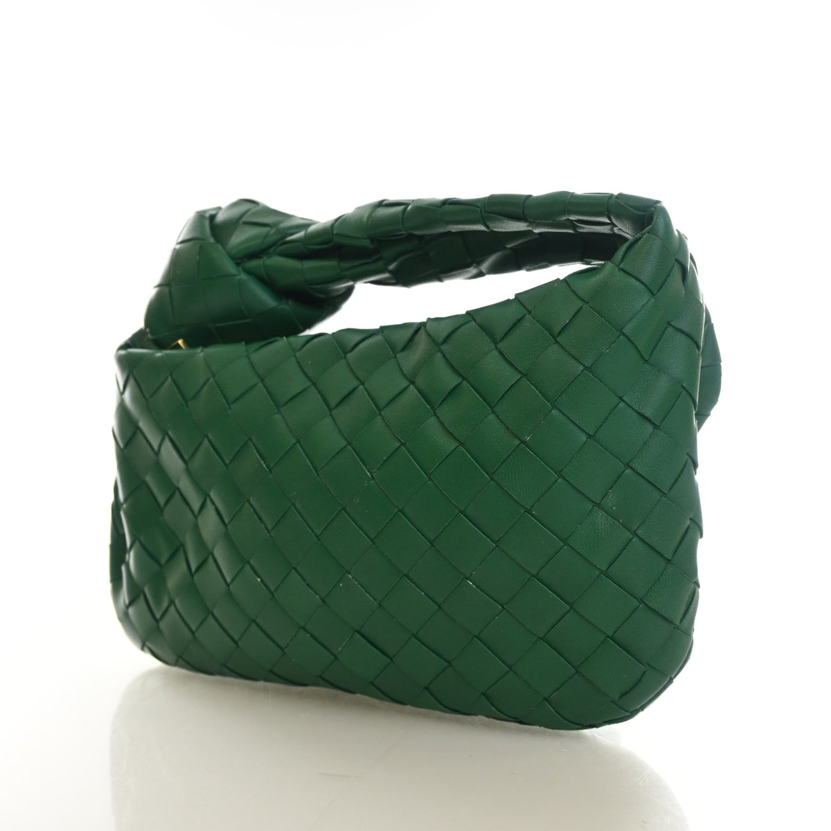 Pre-Owned Bottega Veneta Jodie Mini Intrecciato Nappa Leather, front view, photo 3 of 15