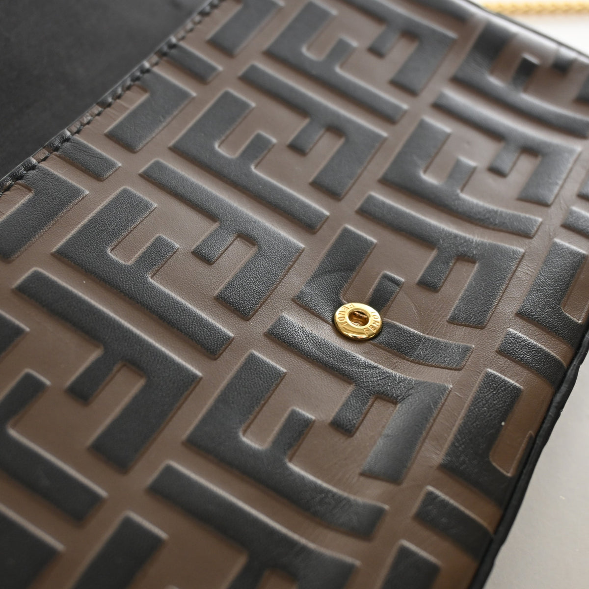 Fendi Vitello Soft F Wallet On Chain, photo 14 of 14