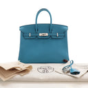 Hermes Turquoise Togo Birki...