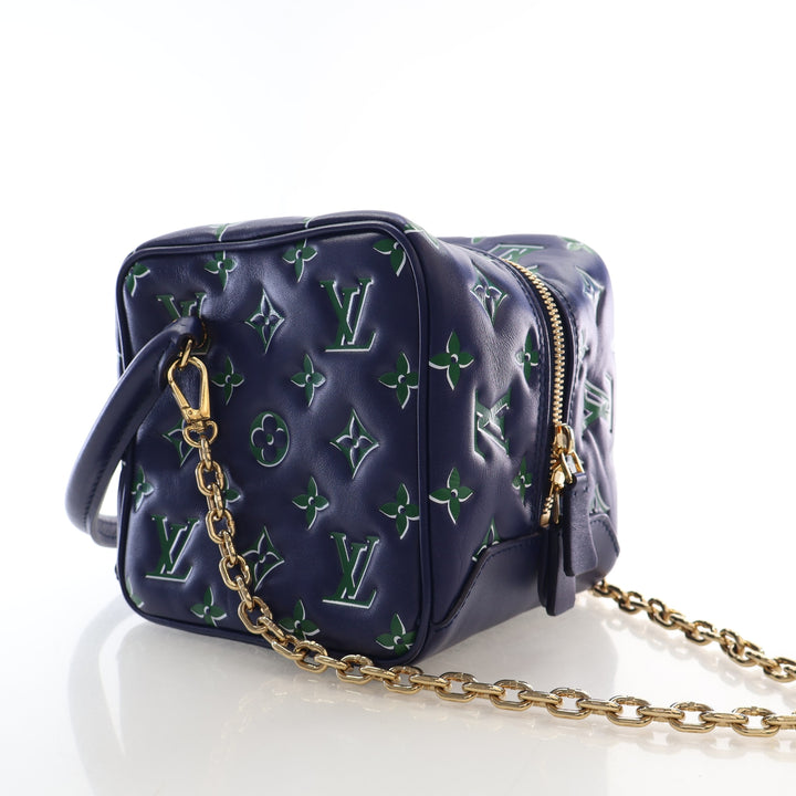 Louis Vuitton Monogram Embossed Lambskin Square Bag