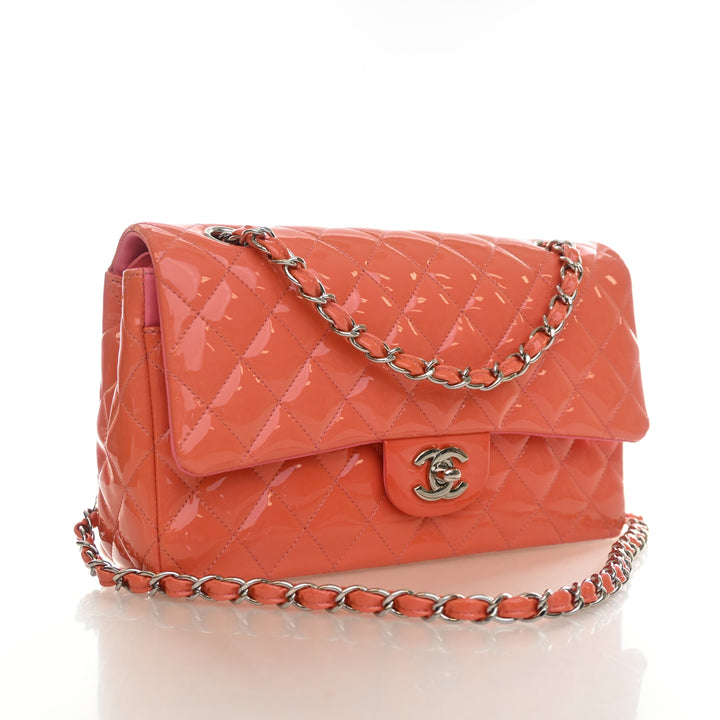 Chanel Medium Patent Classic Double Flap Bag