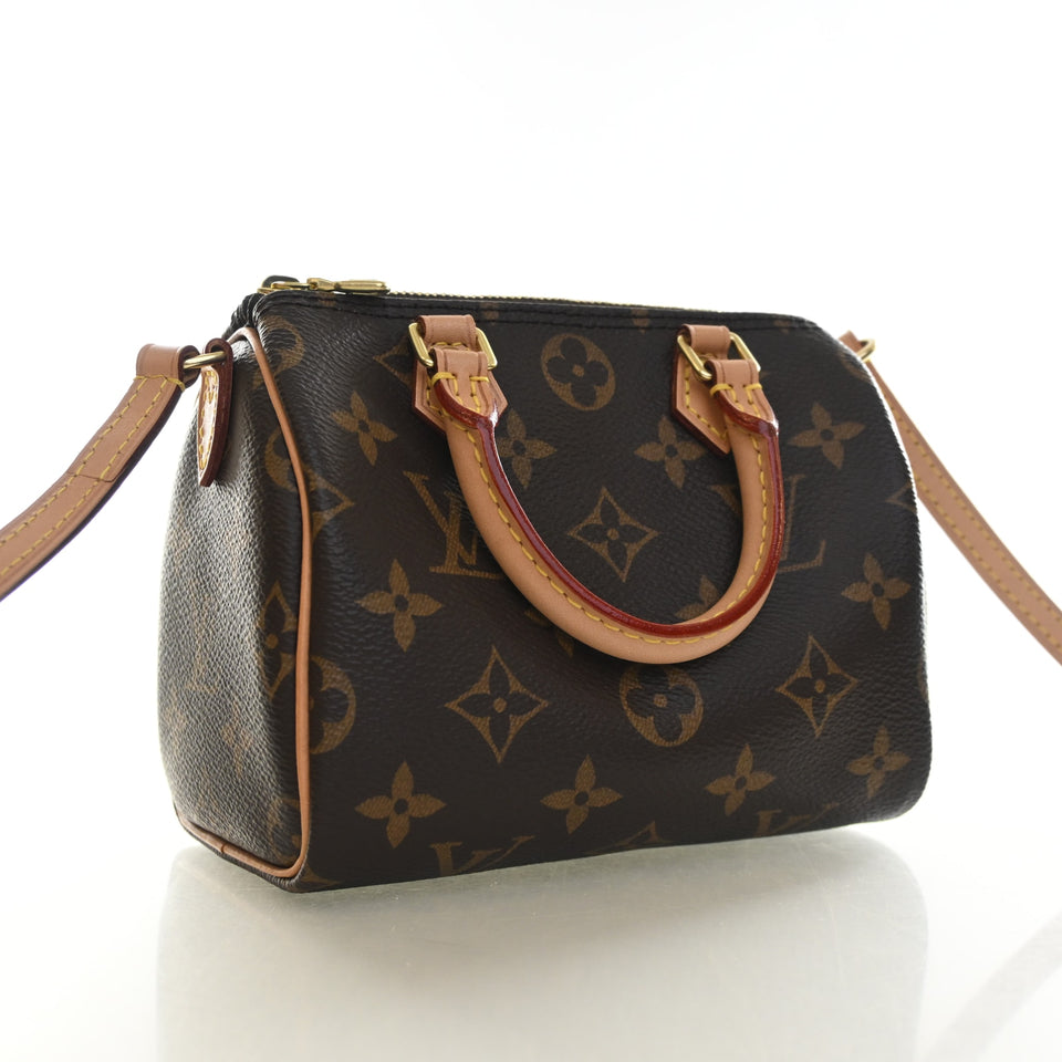 Louis Vuitton Monogram Nano Speedy Bandouliere