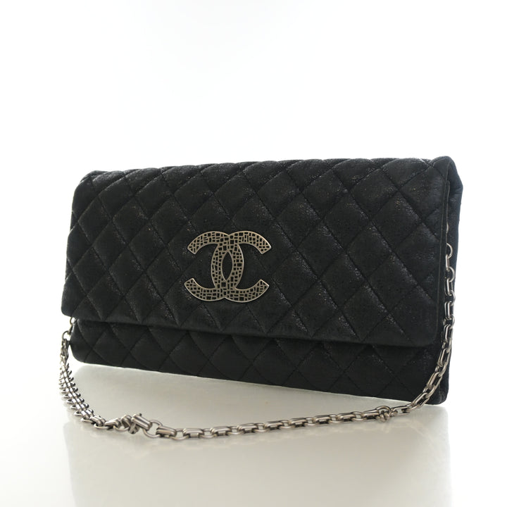 Chanel Fabric Butterfly Clutch On Chain
