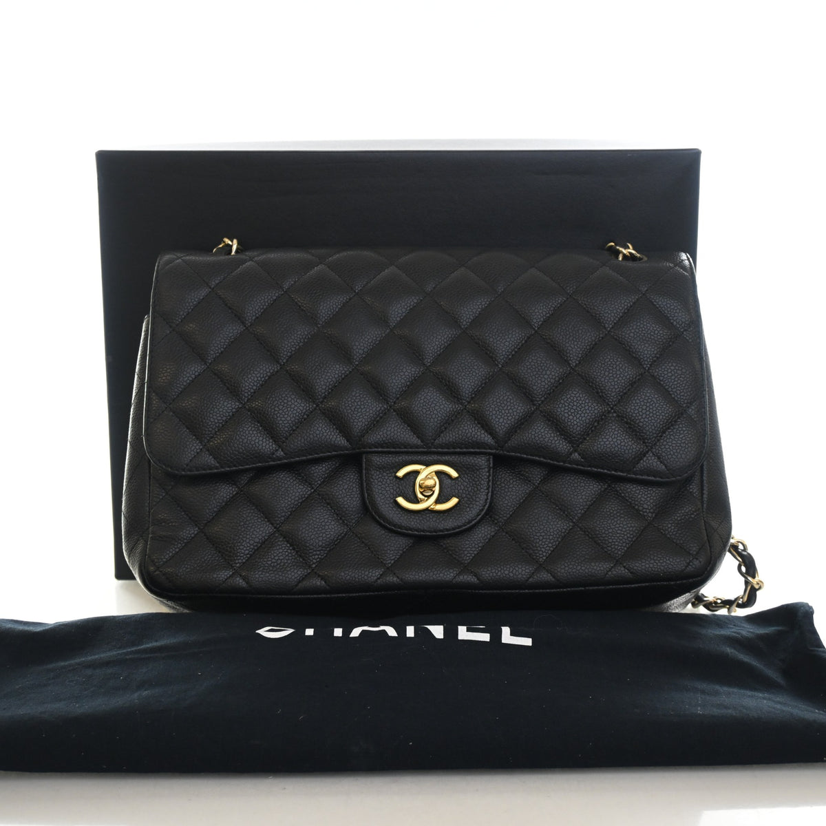Chanel Jumbo Caviar Classic Double Flap Bag, photo 16 of 16