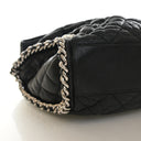 Chain Lambskin Around Hobo Bag