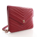 Chanel Lambskin Chevron Wal...