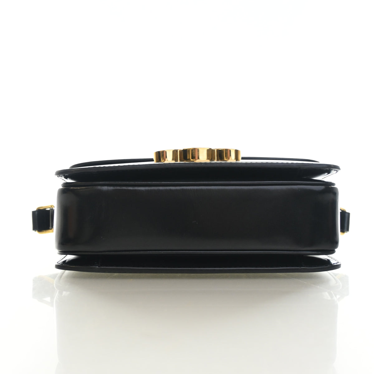 Pre-Owned Celine Flap Bag Teen Calfskin Triomphe, side view, photo 9 of 14